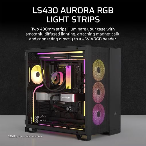Εικόνα της Corsair Light Strips LS430 Aurora RGB 430mm CL-9011138-WW