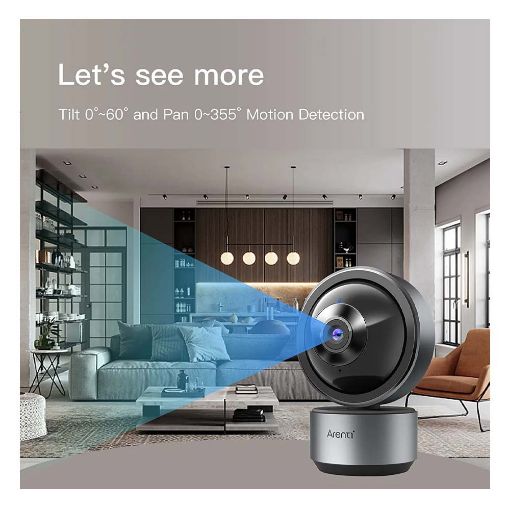 Εικόνα της WiFi IP Indoor Camera Arenti Dome1 Pan/Tilt 2K
