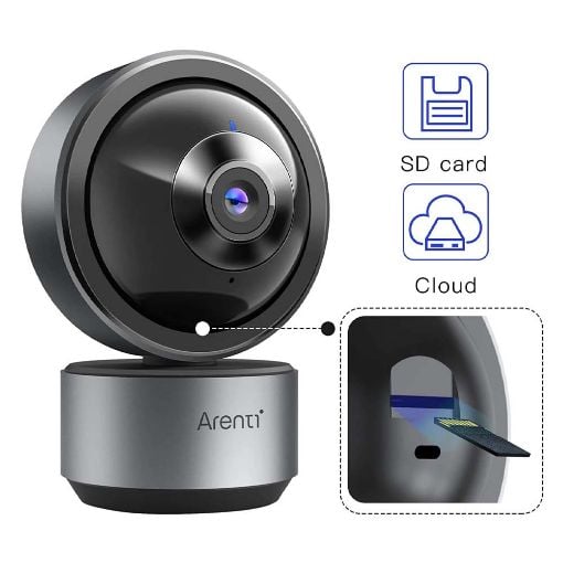 Εικόνα της WiFi IP Indoor Camera Arenti Dome1 Pan/Tilt 2K