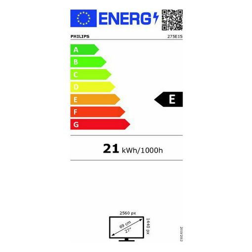 Εικόνα της Οθόνη Philips E-Line 27" Led QHD IPS 275E1S