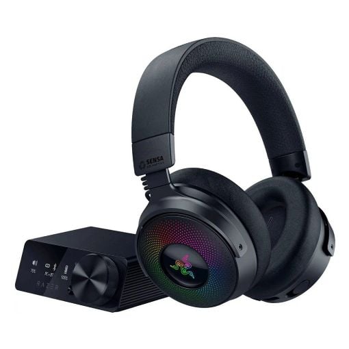 Εικόνα της Headset Razer Kraken v4 Pro Haptic Wireless with Control Hub Black RZ04-05160100-R3M1