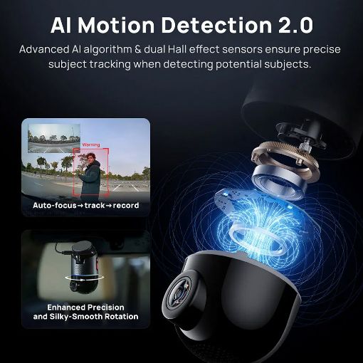 Εικόνα της Σετ Κάμερα DVR Αυτοκινήτου 70mai 4K Omni 360° & Camera RC14 Black X800-2