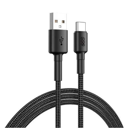Εικόνα της Καλώδιο QCY USB-A Male to USB-C Male Braided 1,2m QCY-DC05