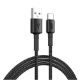 Εικόνα της Καλώδιο QCY USB-A Male to USB-C Male Braided 1,2m QCY-DC05