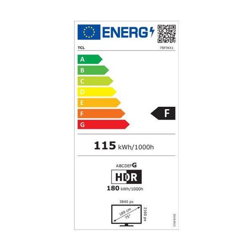 Εικόνα της Τηλεόραση TCL 75P7K 75" 4K QLED Google TV HDR 60Hz (2025)