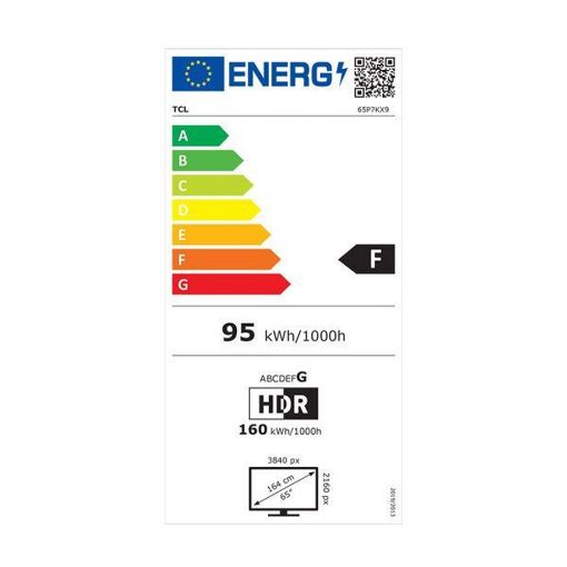 Εικόνα της Τηλεόραση TCL 65P7K 65" 4K QLED Google TV HDR 60Hz (2025)
