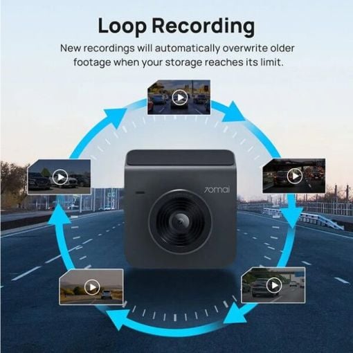 Εικόνα της Σετ Κάμερα DVR Αυτοκινήτου 70mai A400 & Camera RC09 Gray