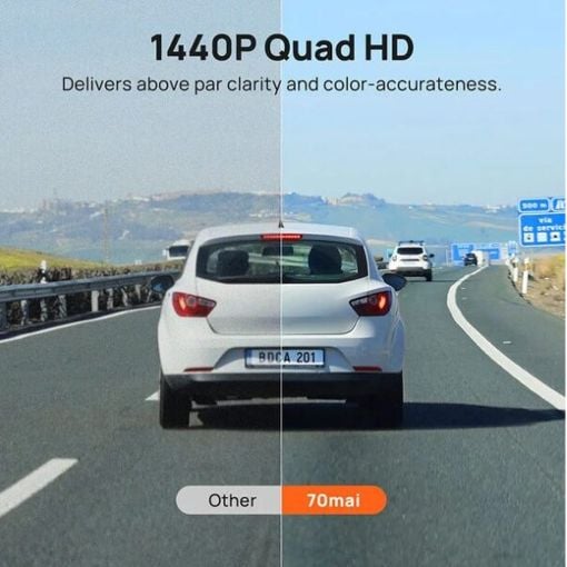 Εικόνα της Σετ Κάμερα DVR Αυτοκινήτου 70mai A400 & Camera RC09 Gray