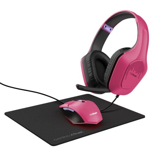Εικόνα της Gaming Bundle Trust GXT 790 Tridox 3in1 Pink 25179
