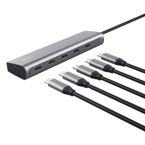 Εικόνα της USB Hub Trust Halyx 5-Ports USB-C 3.2 Gen1 25136
