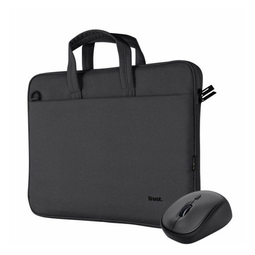 Εικόνα της Τσάντα Notebook 16" Trust Bologna Eco & Ασύρματο Ποντίκι Black 24988