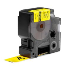 Εικόνα της Ταινία Ετικετογράφου Dymo Rhino Vinyl Black On Yellow 24mm x 5.5m 1805431
