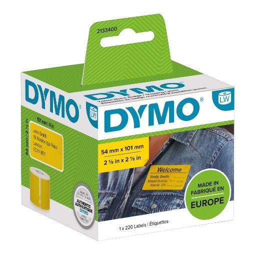 Εικόνα της Ετικέτες Dymo Badge Yellow 101 x 54mm 2133400