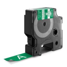 Εικόνα της Ταινία Ετικετογράφου Dymo Rhino Vinyl White On Green 19mm x 5.5m 1805420