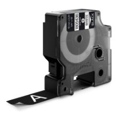 Εικόνα της Ταινία Ετικετογράφου Dymo Rhino Vinyl White On Black 19mm x 5.5m 1805436