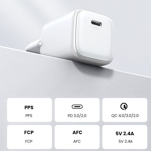 Εικόνα της Φορτιστής Ugreen X513 USB-C GaN 30W White 65009
