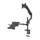 Εικόνα της Dual Monitor & Notebook Bracket Focus Mount Monitors 14-32" & Laptops 10-15.6" DLB 921-11LP