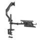 Εικόνα της Dual Monitor & Notebook Bracket Focus Mount Monitors 14-32" & Laptops 10-15.6" DLB 921-11LP