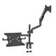 Εικόνα της Dual Monitor & Notebook Bracket Focus Mount Monitors 14-32" & Laptops 10-15.6" DLB 921-11LP