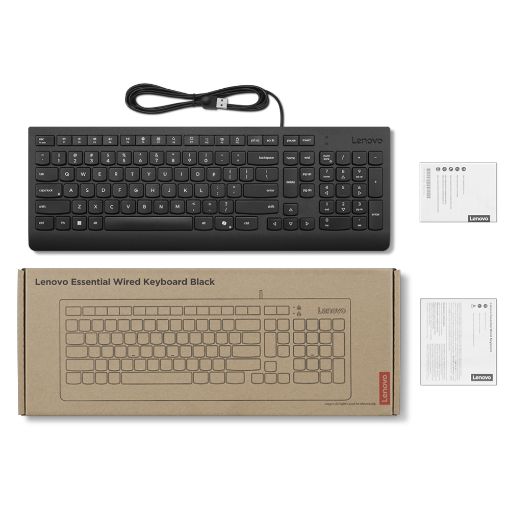 Εικόνα της Πληκτρολόγιο Lenovo Essential Wired (GR/US) 4Y41R64649