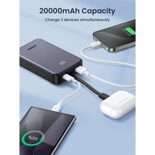 Εικόνα της Power Bank Ugreen PB505 20000mAh 20W Black 45762