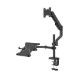 Εικόνα της Dual Monitor & Notebook Bracket Focus Mount Monitors 14-32" & Laptops 10-15.6" DLB 921-10LP