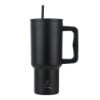 Εικόνα της Θερμός Estia Straw Tumbler XL Save The Aegean 900ml Midnight Black 01-32111