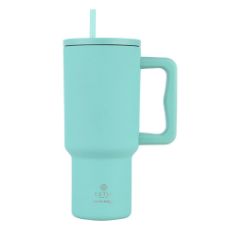 Εικόνα της Θερμός Estia Straw Tumbler XL Save The Aegean 900ml Bermuda Green 01-32135