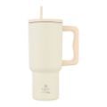 Εικόνα της Θερμός Estia Straw Tumbler XL Save The Aegean 900ml Lily White 01-32128