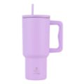 Εικόνα της Θερμός Estia Straw Tumbler XL Save The Aegean 900ml Lavender Purple 01-32159