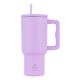 Εικόνα της Θερμός Estia Straw Tumbler XL Save The Aegean 900ml Lavender Purple 01-32159