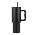 Εικόνα της Θερμός Estia Straw Tumbler XL Save The Aegean 1200ml Midnight Black 01-32180