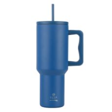Εικόνα της Θερμός Estia Straw Tumbler XL Save The Aegean 1200ml Denim Blue 01-32234