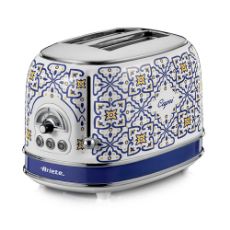 Εικόνα της Φρυγανιέρα Ariete 155 Capri 2 Θέσεων 810W Λευκό/Μπλε 00C01551CAR0
