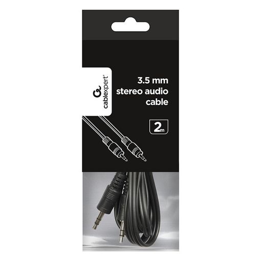 Εικόνα της Καλώδιο Cablexpert 3.5mm to 3.5mm 2m Μαύρο CCA-404-2M