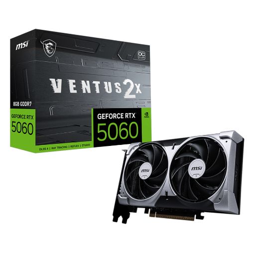 Εικόνα της MSI GeForce RTX 5060 8GB GDDR7 Ventus 2X OC 602-V537-24S