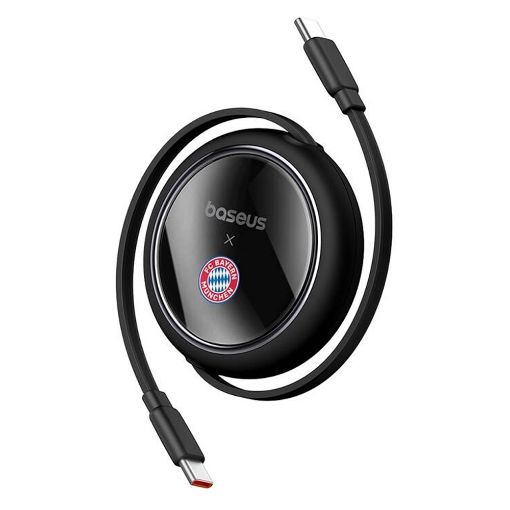 Εικόνα της Καλώδιο Baseus USB-C to USB-C Free2Pull 100W 1m Bayern Edition Μαύρο P10364500113-Z2