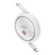 Εικόνα της Καλώδιο Baseus USB-C to USB-C Free2Pull 100W 1m Bayern Edition Λευκό P10364500213-Z2