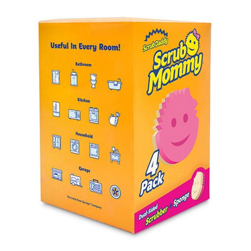 Εικόνα της Σφουγγάρι Scrub Daddy - Scrub Mommy Pink 4 τμχ