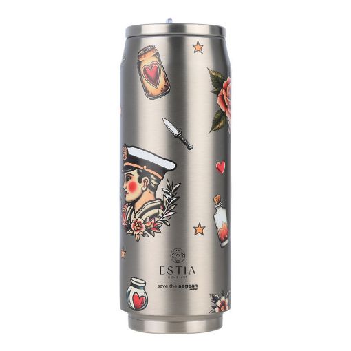 Εικόνα της Ποτήρι Θερμός Estia Travel Cup Save The Aegean 500ml Old School Ink 01-31282