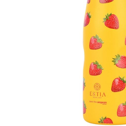 Εικόνα της Μπουκάλι Θερμός Estia Travel Flask Save The Aegean 500ml Berry Bright 01-31534