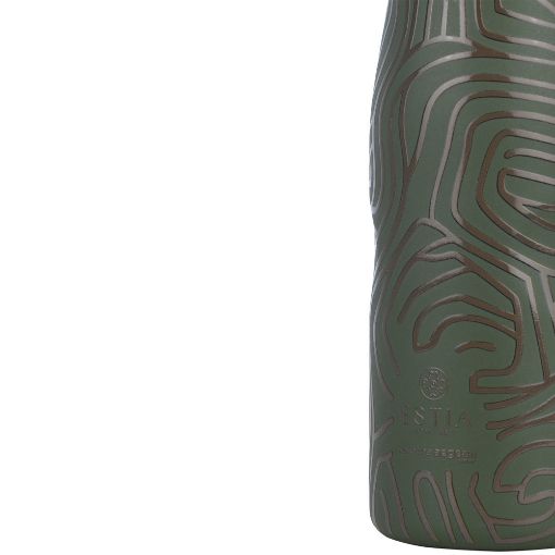 Εικόνα της Μπουκάλι Θερμός Estia Travel Flask Save The Aegean 500ml Olive Flow 01-31572