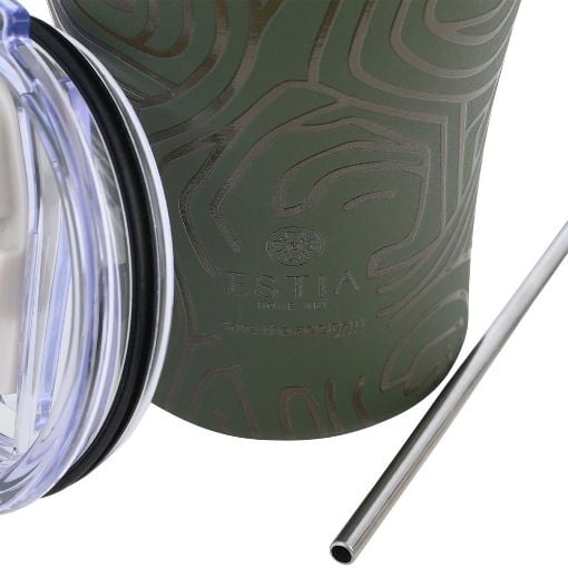 Εικόνα της Ποτήρι Θερμός Estia Coffee Mug Save The Aegean 350ml Olive Flow 01-31725