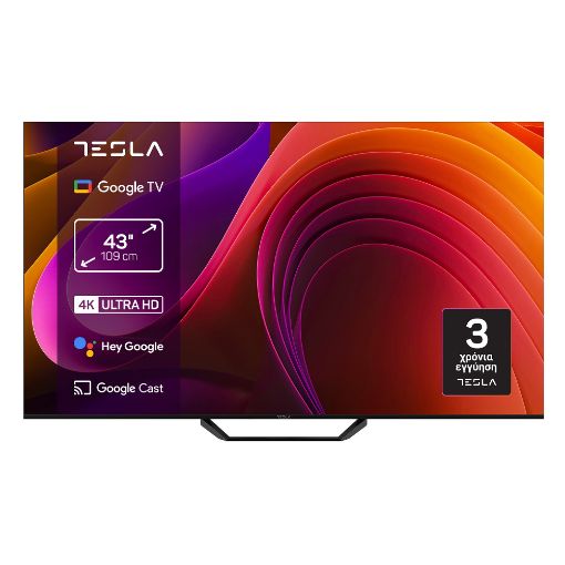 Εικόνα της Τηλεόραση Tesla 43E655BUS 43" 4K UHD DLED Google TV HDR