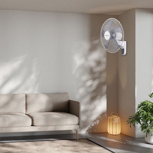 Εικόνα της Ανεμιστήρας Τοίχου Primo 15833R 75W 45cm με Τηλεχειριστήριο Λευκός