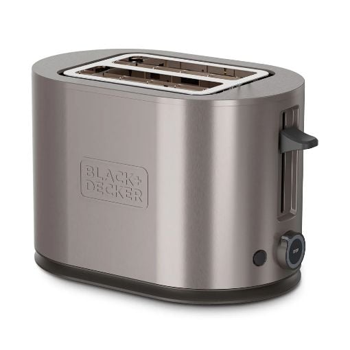 Εικόνα της Φρυγανιέρα Black & Decker 2 Θέσεων 900W Ασημί BXTOA901E