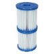 Εικόνα της Ανταλλακτικό Φίλτρο Πισίνας Bestway Flowclear Cartridge Type I 8 x 9 cm 2τμχ 58093