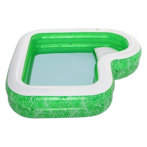 Εικόνα της Πισίνα Bestway Tropical Paradise Family Φουσκωτή 231 x 231 x 51 cm Πράσινη 54336