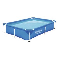 Εικόνα της Πισίνα Bestway Steel Pro Πλαστική με Μεταλλικό Σκελετό 221 x 150 x 43 cm Μπλε 56401