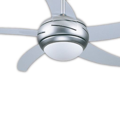 Εικόνα της Ανεμιστήρας Οροφής Primo 110cm με Τηλεχειριστήριο & Φως Ασημί PRCF-80282